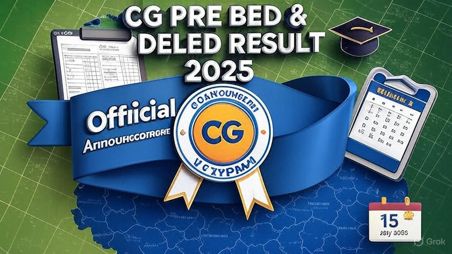 CG Vyapam Pre BEd & DElEd परिणाम&nbsp;घोषित